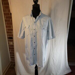 Van Heusen L/G Light Blue Button-Down 16-16.5